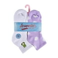 thumbnail image 3 of Aeropostale Girls Full Cushion Quarter Sock (8-Pack) – Frog Embroidery, 3 of 3