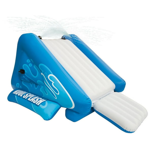 Intex Inflatable Pool Water Slide, Blue (2 Pack) & Intex Repair Kit (2