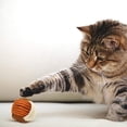 thumbnail image 1 of 2 piezas de juguete para gatos, pelota de sisal, pelota para rascar para mascotas, juguete ecológico, juguete interactivo para mascotas, resistente a las mordeduras y al desgaste (color alea, 1 of 5