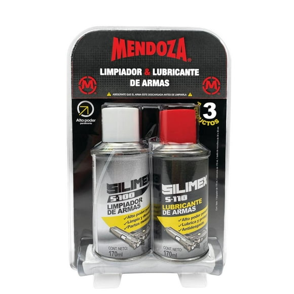 Kit De Limpieza Y Lubricación De Armas Mendoza KIT-M3-12
