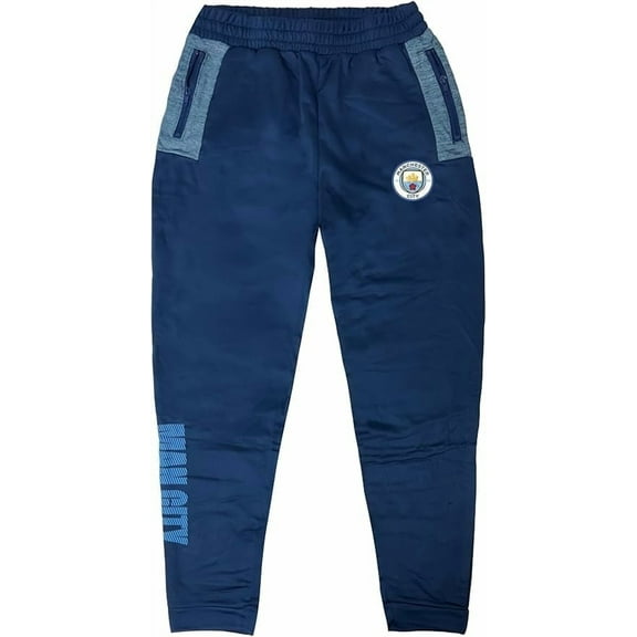 Icon Sports Man City Jogger Adult Large, Manchester City, Navy Blue
