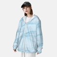 thumbnail image 5 of Easygdp Light Blue Marble Lightweight Long Sleeve Sun Shirt Sports long-Sleeved Sun Protective Clothing, Quick Drying Breathable - X-Large, 5 of 9