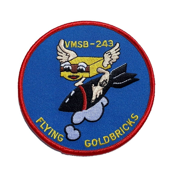 VMSB-243 Flying Goldbricks Patch – Plastic Backing