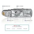 thumbnail image 3 of Spec-D Tuning JDM Black 1PC Style Headlights Compatible with 1990-1993 Acura Integra & Hatchback L+R Pair Head Light Lamp Assembly, 3 of 6