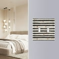 thumbnail image 4 of Yayeee Toggle Light Switch Wall Plate 2-Gang 4.56"x4.48" Decorative Outlet Cover, Black Stripes, 4 of 7