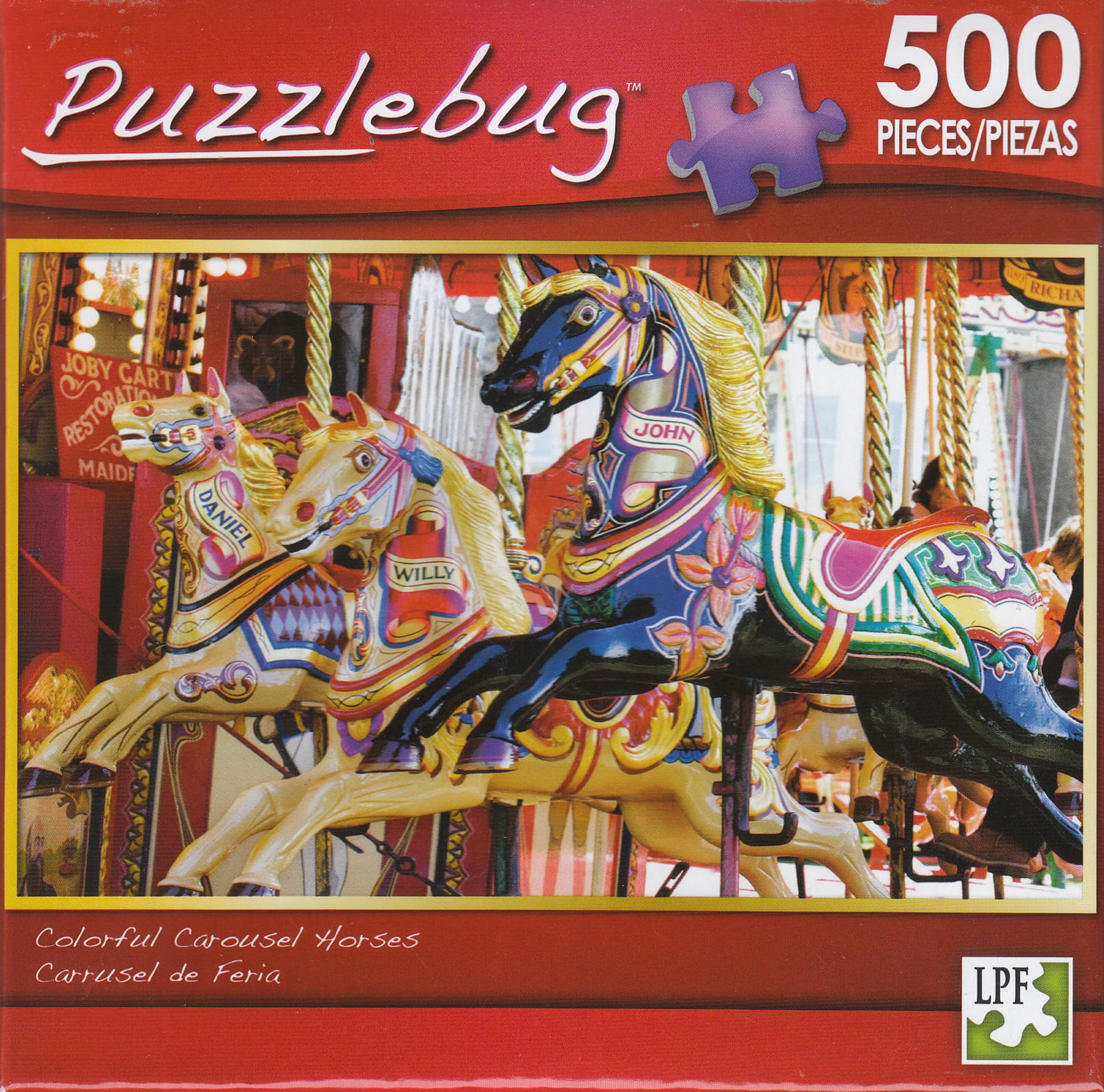 Puzzle Bug 300 Pieces by Cra Z Art Black Beauty Carousel Horse 