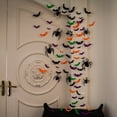 thumbnail image 4 of 16 Pcs Glow in The Dark Bats Halloween Wall Decor 3D Bat Decorations for Halloween Indoor Outdoor Window Party Supplies for Haunted House Home Decor, 4 of 6