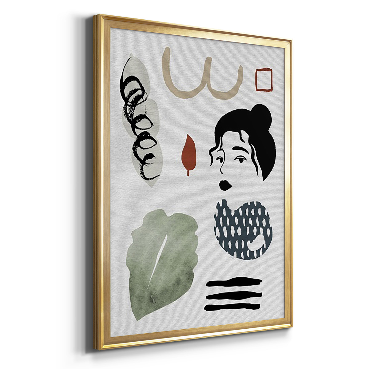 Collected Mindfulness IV Premium Framed Print, in Gold, Black, or Silver - Ready to Hang