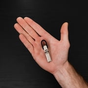 حامل مفاتيح KeySmart Mini Keychain - منظم مفاتيح مدمج لسلسلة المفاتيح، سلاسل مفاتيح EDC مدمجة خالية من الفوضى، حلقة مفاتيح لسلاسل مفاتيح سلاسل السيارات - Flex