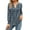 Blue-Flower, variant on ZHENWEI Womens V-Neck Puff Long Sleeve Pleated T-Shirts Fashion Fall Tops Casual Tunic Blouse