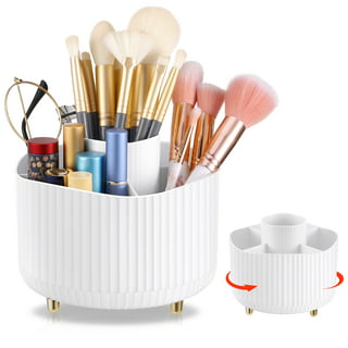 52 Holes Makeup Brush Holder Round Organizer Multi-function Rack Painting  Brush Stand For Cosmetics Drying Pen Holder For Desk
