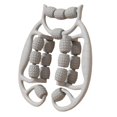 thumbnail image 4 of Rodillo muscular de 18 ruedas, rodillo de , rodillo de espuma, máquina de , pierna de mano Gris kusrkot rodillo de masaje, 4 of 8