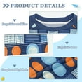 thumbnail image 2 of FORMRS Boys Rash Guard Short Sleeves Swim Shirt Quick Dry UPF 50+ Sun Protection, Sizes 3-12T, Modern Color Circle, 2 of 6