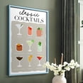 thumbnail image 5 of Classic Cocktails in Paper Solid Wood 16 x 20 Framed Print, 5 of 6