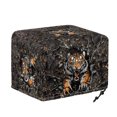 thumbnail image 6 of Xixirimido Tiger Forest Camo Print Toaster Cover Coated Sliver Polyester Cover Toaster Appliance Dust-proof Cover For Kitchen Appliance with Drawstring Kitchen Accessories, 2 Slice, 6 of 7