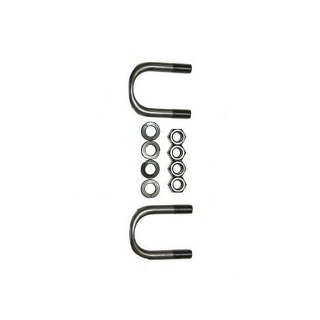 Rear Shaft All Joints U Joint U-Bolt Kit - Compatible with 1994 - 2010 Dodge Ram 2500 1995 1996 1997 1998 1999 2000 2001 2002 2003 2004 2005 2006 2007 2008 2009