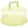 thumbnail image 1 of SHISUYAN Green Portable Cake Box Container with Handle Made of Durable PP for Kitchen Use Lightweight Sealing Buckle, 1 of 8