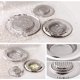 thumbnail image 5 of Desagüe de ducha para el pelo (paquete de 3), tapa de desagüe para bañera, tapón de desagüe para fregadero, colador de fregadero para cocina y baño, tapón de desagüe para bañera, tamaño de 2, 13 a 4, JAMW Sencillez, 5 of 5