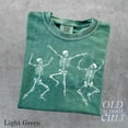thumbnail image 2 of Dancing Skeletons Graphic Print T-Shirt | Vintage Halloween Bones Tee | Retro Spooky Unisex Top, 2 of 7