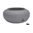 thumbnail image 2 of HC Companies 21 Inch Decorative Garden Hose Storage Pot, Granite (2 Pack), 2 of 3