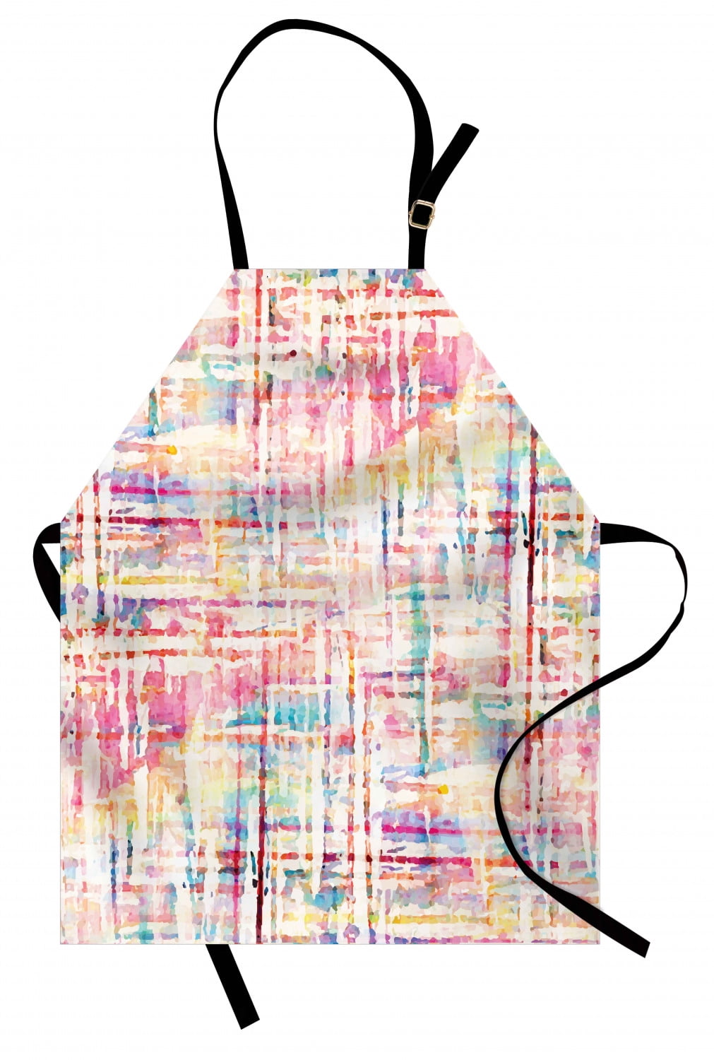 Watercolor Apron Cool Abstract Scattered Colors in Expressionist ...