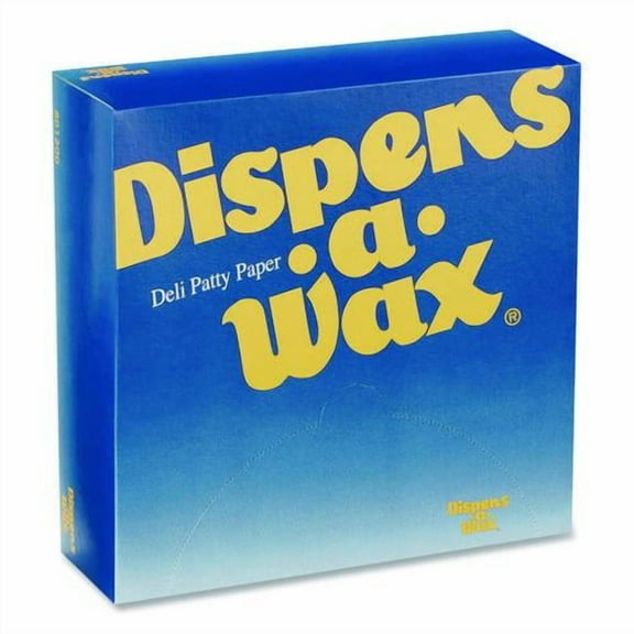 Dispens-A-Wax Waxed Deli Patty Paper, 6 x 6, 1,000/Box, 10 Boxes/Carton | Bundle of 2