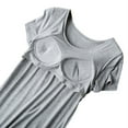thumbnail image 3 of Ladies Nightdress With Chest Pad Short Sleeve Pajamas Dress, 3 of 4