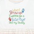 thumbnail image 4 of Inktastic Guitar Player Like Daddy Girls Baby Dress, 4 of 5