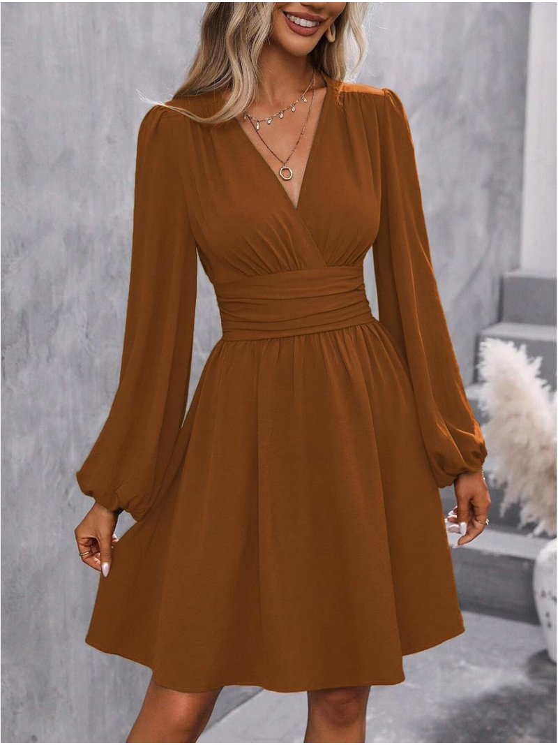 sexy fall dresses Brown Midi Bodycon Dress, V-neck, Sleeveless, Breathable and sustainable fabric for stylish outdoor events. MOQ of 2 pcs and custom logo options available Color Map Our women summer tank tops Sleeveless t SHEIN PETITE Women's Solid Color