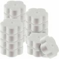 thumbnail image 1 of Esponja absorbente de aceite de 10 piezas para bañera de hidromasaje, piscina y spa con forma de flor, color blanco, 1 of 1