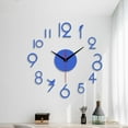 thumbnail image 2 of Lefu 3D Frameless Wall Clock, Silent DIY Wall Clock Number Wall Stickers Home Decor, 2 of 7