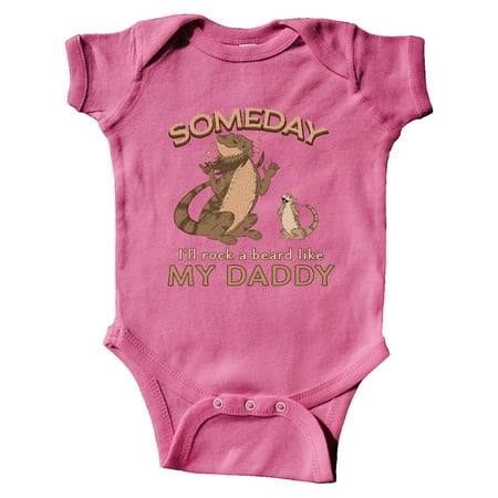 

Inktastic Someday I ll Rock A Beard Like My Daddy-Bearded Dragons Gift Baby Boy or Baby Girl Bodysuit