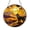 Acrylic 3.5 Inch, variant on Coyote and Sunset Stained Glass Style Suncatcher Window Hanging Decor, Round Desert Wolf and Mountain Landscape Glass Window Panel Art, Decorative Nature Scene Window Ornament