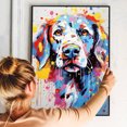 thumbnail image 4 of Bohemian Dog Art - Watercolor Style Wall, Home or Apartment Decor - Sweet Poster Print Gift for Puppy Lovers, Dog Lovers, Women, Girls, Kids, Baby Room, Nursery, 4 of 5