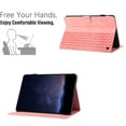 thumbnail image 3 of Allytechgroup Slim Case for Kindle Fire HD 8 & Fire HD 8 Plus Tablet 8" (12th Generation 2022), Premium PU Leather Folio Flip Cover Stand Anti-Scratch Cards Slots Smart Case Cover, Pink, 3 of 9