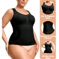 thumbnail image 3 of Plus Size Shapewear Camisole for Women's Shapewear Tummy Control Tank Tops Seamless Compression Body Shaper, 3 of 6