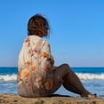thumbnail image 3 of Watercolor Wildflowers Beach Towel, Microfiber Beach TowelsAbsorbent, Compact, Beach Blanket, Lightweight Towel for The Swimming, 3 of 7