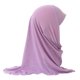 thumbnail image 2 of H061 hermoso hijab liso para niña pequeña, gorros hijab bonitos y sencillos, gorras para mujer que pueden adaptarse a niñas de 2 a 6 años, 2 of 4