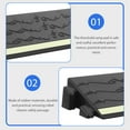 thumbnail image 2 of CUITING Marchepied Intérieur Planche en Caoutchouc Seuil Rampe Seuil Rampe pour Maison Seuil Lumineux Rampe, 2 of 6