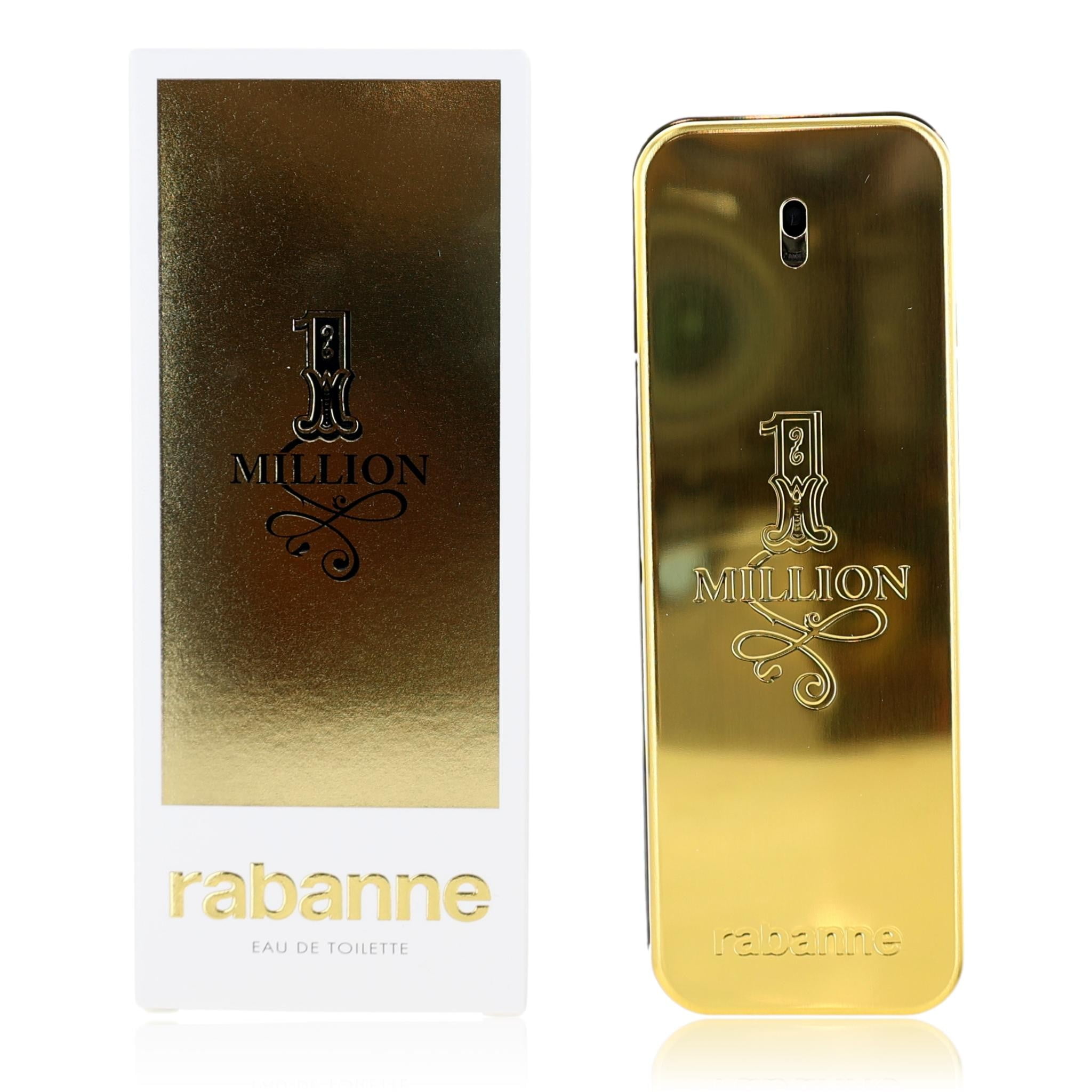 Paco Rabanne 1 Million Cologne for Men, 3.4 oz, Spicy and Leathery