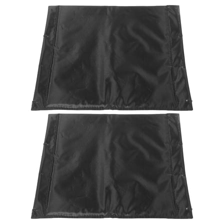 PENIKOKO 2pcs Black Wheelchair Seat Cushions Soft Sponge Pads and Wear-Resistant for Comfortable -Term Seating