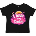 thumbnail image 3 of Inktastic I Love My Daddy Girls Girls Toddler T-Shirt, 3 of 5