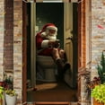 thumbnail image 6 of Funny Christmas Door Cover Banner Front Door Photo Backdrop Cloth Holiday Decoration Background Restroom Hanging Cloth Porch Sign Banner New Year Favor, 6 of 6