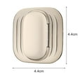 thumbnail image 2 of LCXmlly Adhesive Wall Protector Stickers Silicone Door Stopper Set Punch Free Mute Stickers for Door Handle Protection, 2 of 9