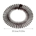 thumbnail image 3 of destyer U-Part Perruques Pinces Accessoires Cheveux Tissage Peignes à Fil Résistant à l'Usure Coloré à la Mode Fournitures Accessoire à la Maison Noir, 3 of 6