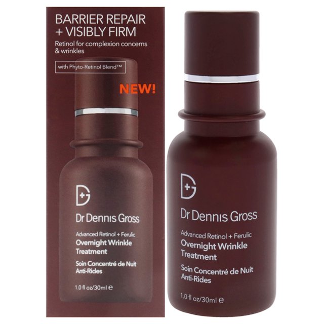 Sérum de Nuit Anti-Rides Ferulic Plus Rétinol par Dr. Dennis Gross pour Unisexe - 1 oz Sérum