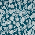 thumbnail image 2 of Zelouf Zs1907Ii Print Ity W/puff  , Sewing, DIY, Crafts Fabric by the Yard, 477 Teal/mineral, 20 Yard, 2 of 2