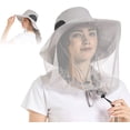 thumbnail image 1 of Mosquito Net Hat - Bug Cap Upf 50+ Protección solar con red oculta al aire libre para mujeres y hombres, 1 of 5