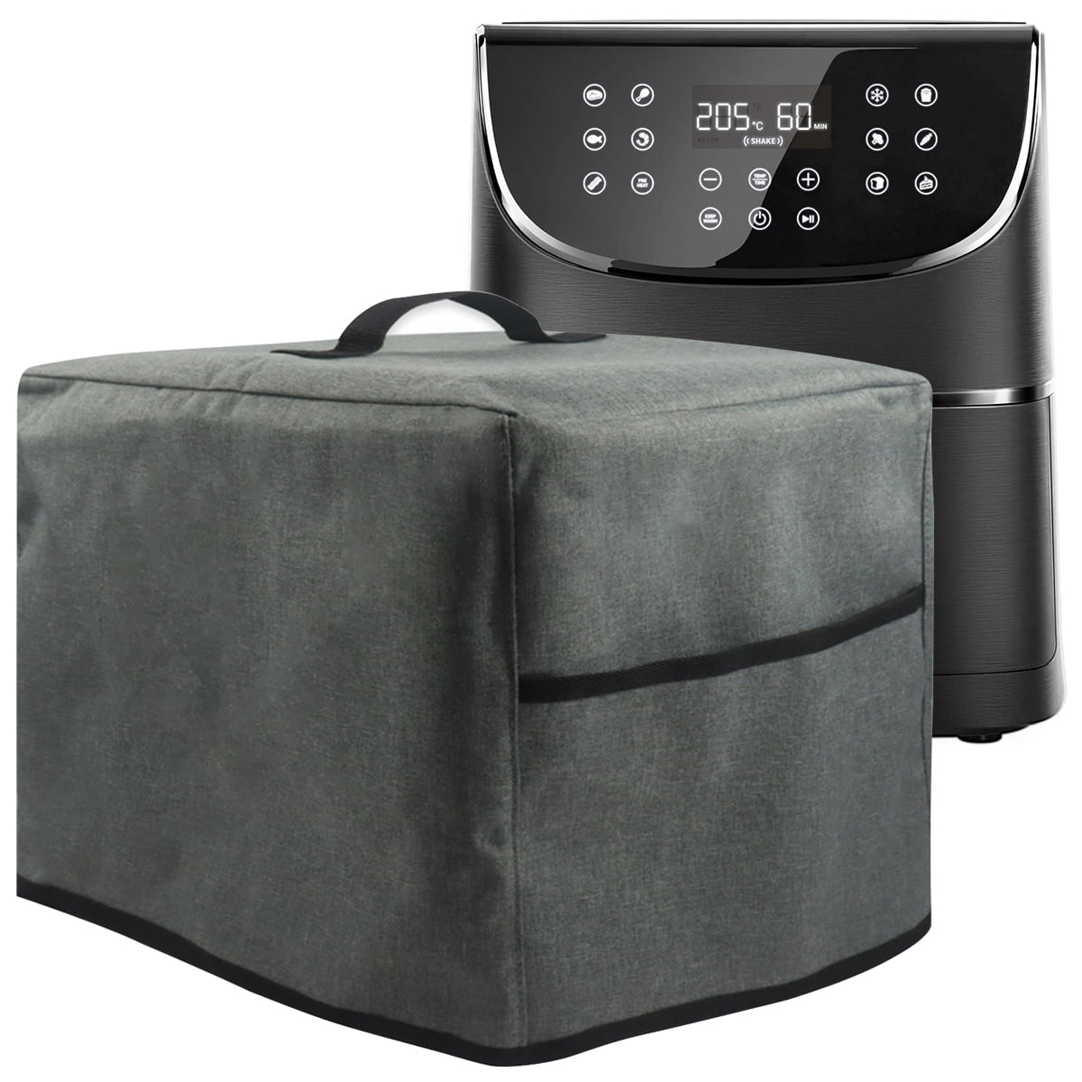 Kyoffiie Air Fryer Dust Cover with Handle Reusable Waterproof Nylon