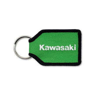 2-Piece Set Kawasaki Keychain Double Sided for Motorcycles, Jet